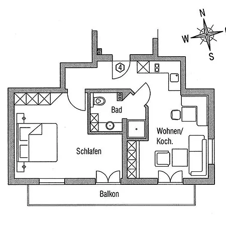 Apartmán Gaestehaus Obinger Gstadt am Chiemsee