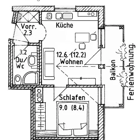 Apartmán Gaestehaus Obinger